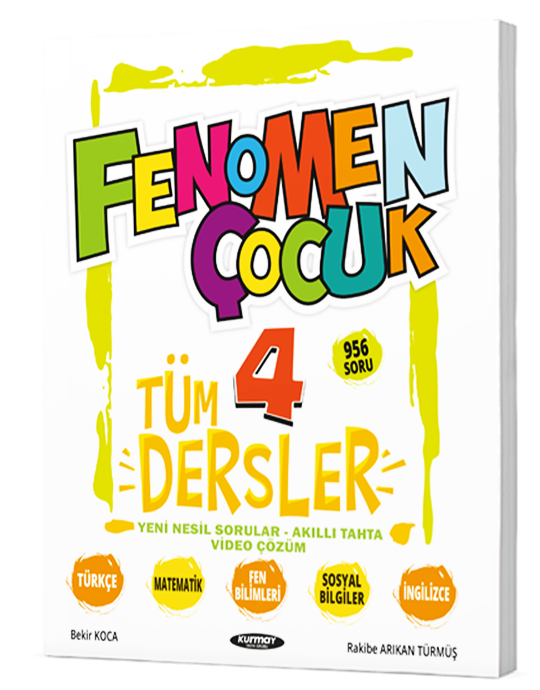 Fenomen Çocuk 4. Sınıf Tüm Dersler Yeni Nesil Soru Bankası